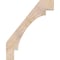 Ekena Millwork 3 1/2"W x 32"D x 40"H Merced Smooth Knee Brace, Douglas Fir BRC04X32X40MRC00SDF - alternate 3
